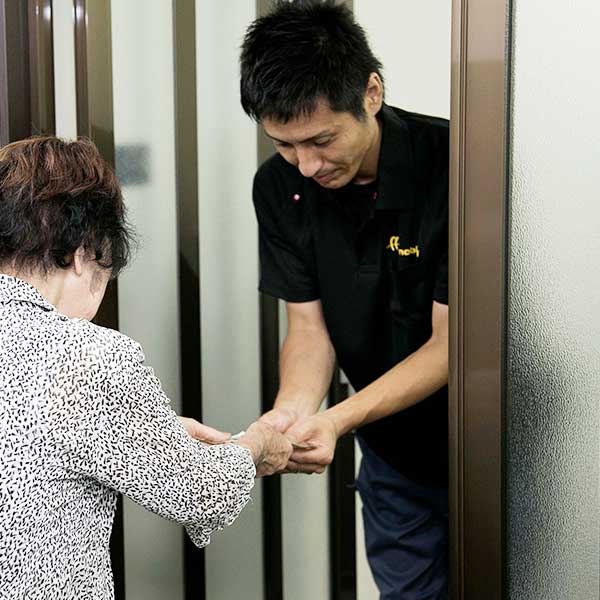 鍵のお預かりで立会不要